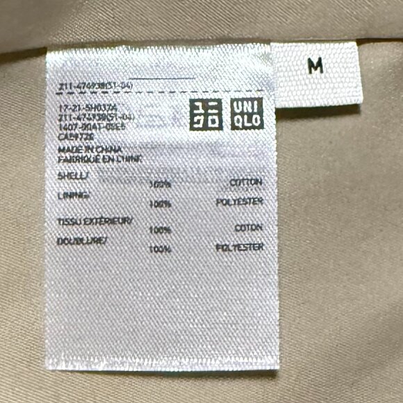 NWT Uniqlo Trench Coat - Picture 8 of 8
